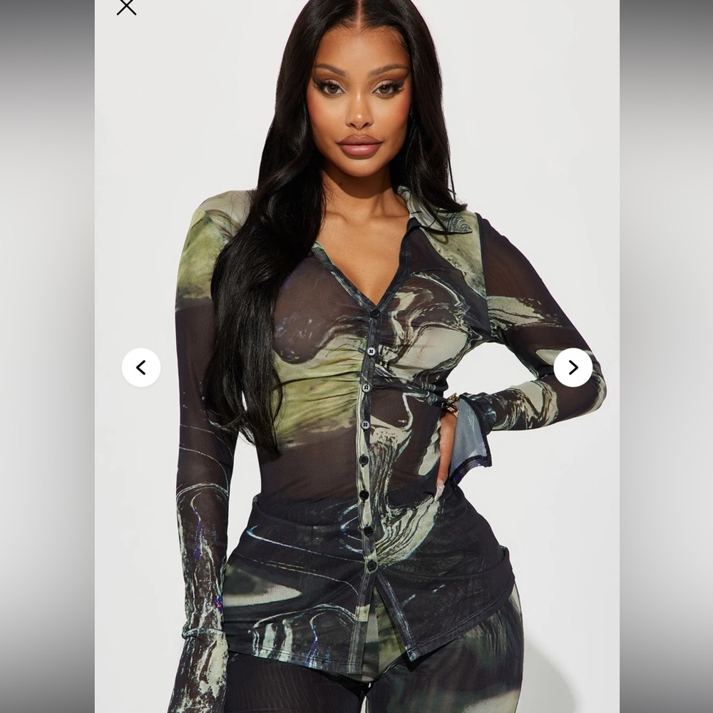 Pant Set - Black and Green